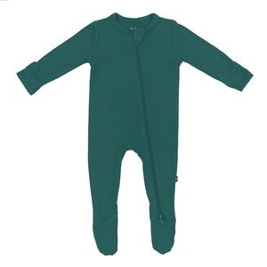 Kyte Baby Zippered Footie in Emerald